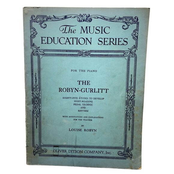 The Robyn-Gurlitt Piano 85 Etudes to Develop Sight Reading and Pedal Technic - Picture 12 of 12